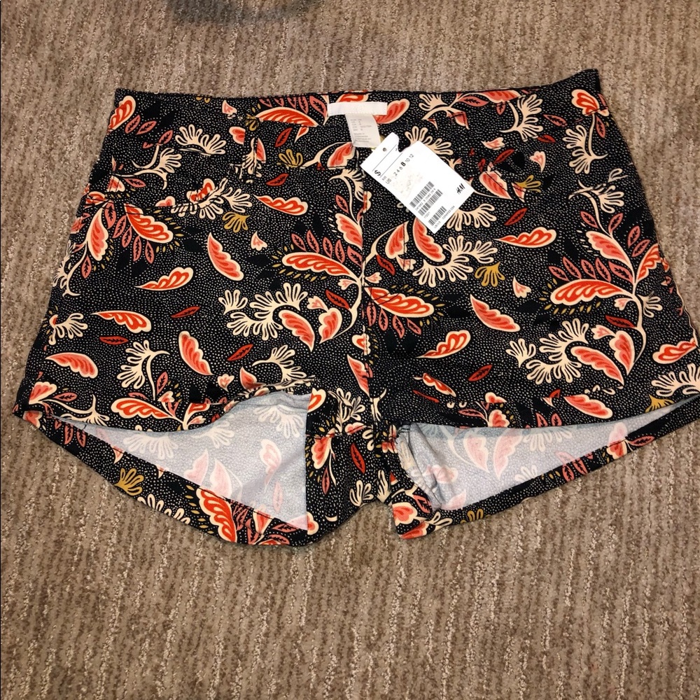 H&M Floral Shorts